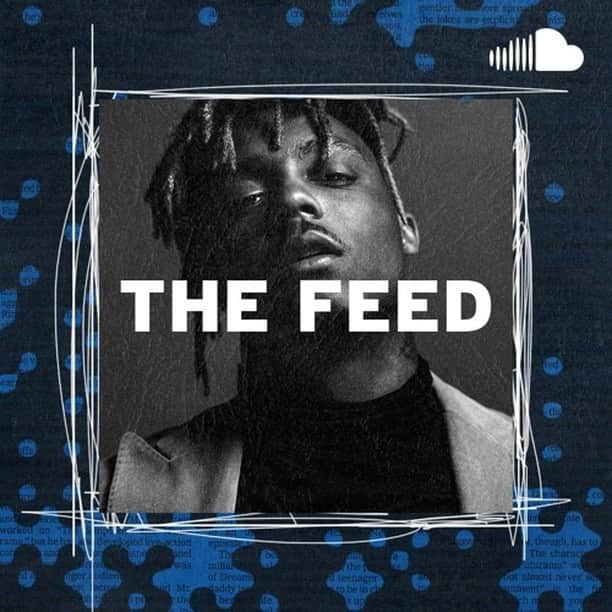 のインスタグラム：「Meet 'The Feed.' Take notice of who @juicewrld999 follows and likes on SoundCloud, so you can be in the know about who's next in music ☁️ [link in bio]」