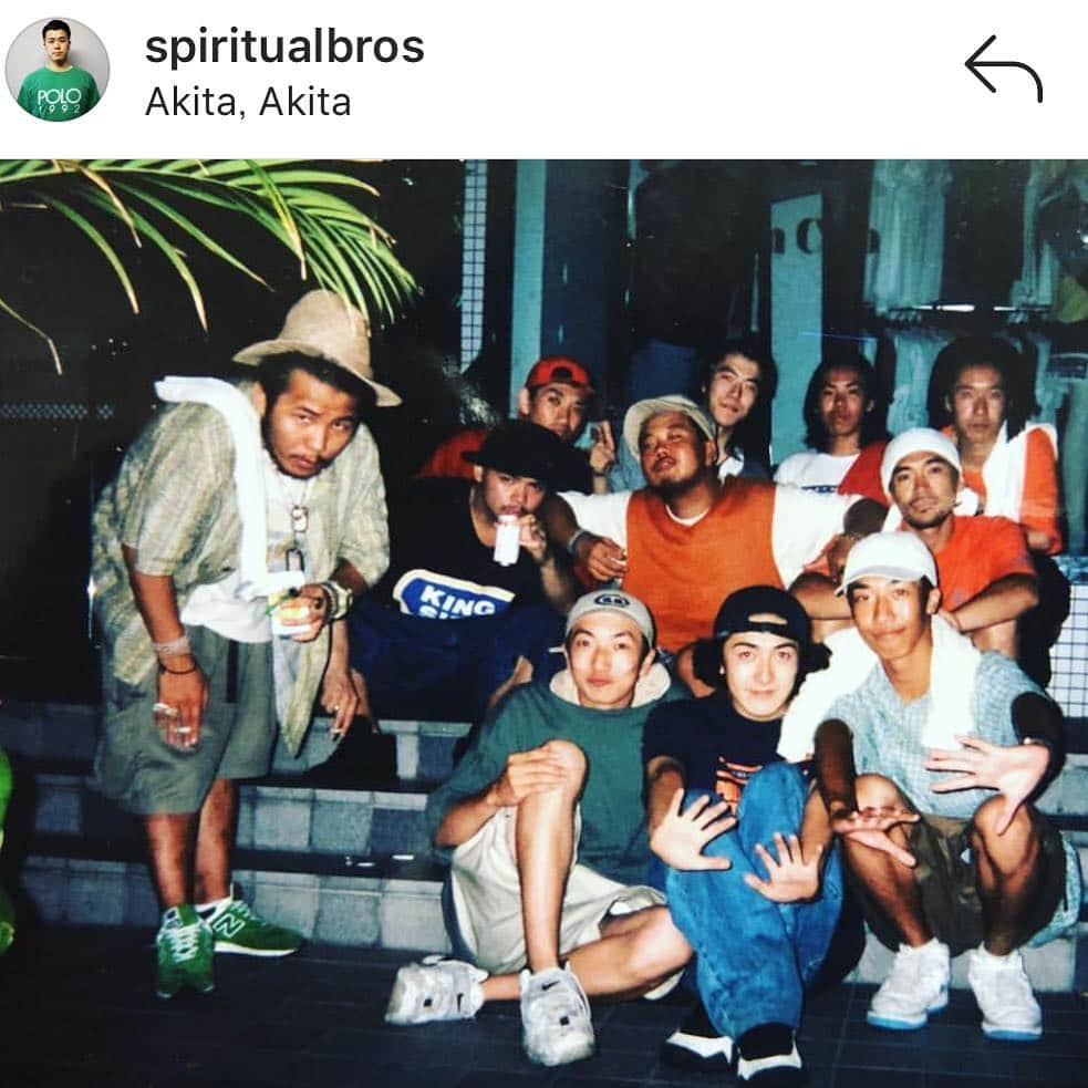 MUROさんのインスタグラム写真 - (MUROInstagram)「おはようございます〜 @spiritualbros  #flashbackfriday #fbf  #1997 #秋田 #kodp  #devlarge #goretex #take_g」4月5日 7時09分 - dj_muro