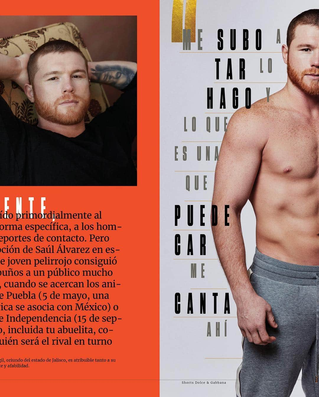 サウル・アルバレスさんのインスタグラム写真 - (サウル・アルバレスInstagram)「Gracias a @menshealthmx y a todo su equipo por esta edición.  Editor: @vicmranero Fashion director: @consalcocer Styled by: @shalevlavan Makeup & hair: @nataliedixonmakeup Assistant: @ryanmichaelhackett Photographer: @bernardodoral  PR: @elmisreyes」4月5日 7時58分 - canelo