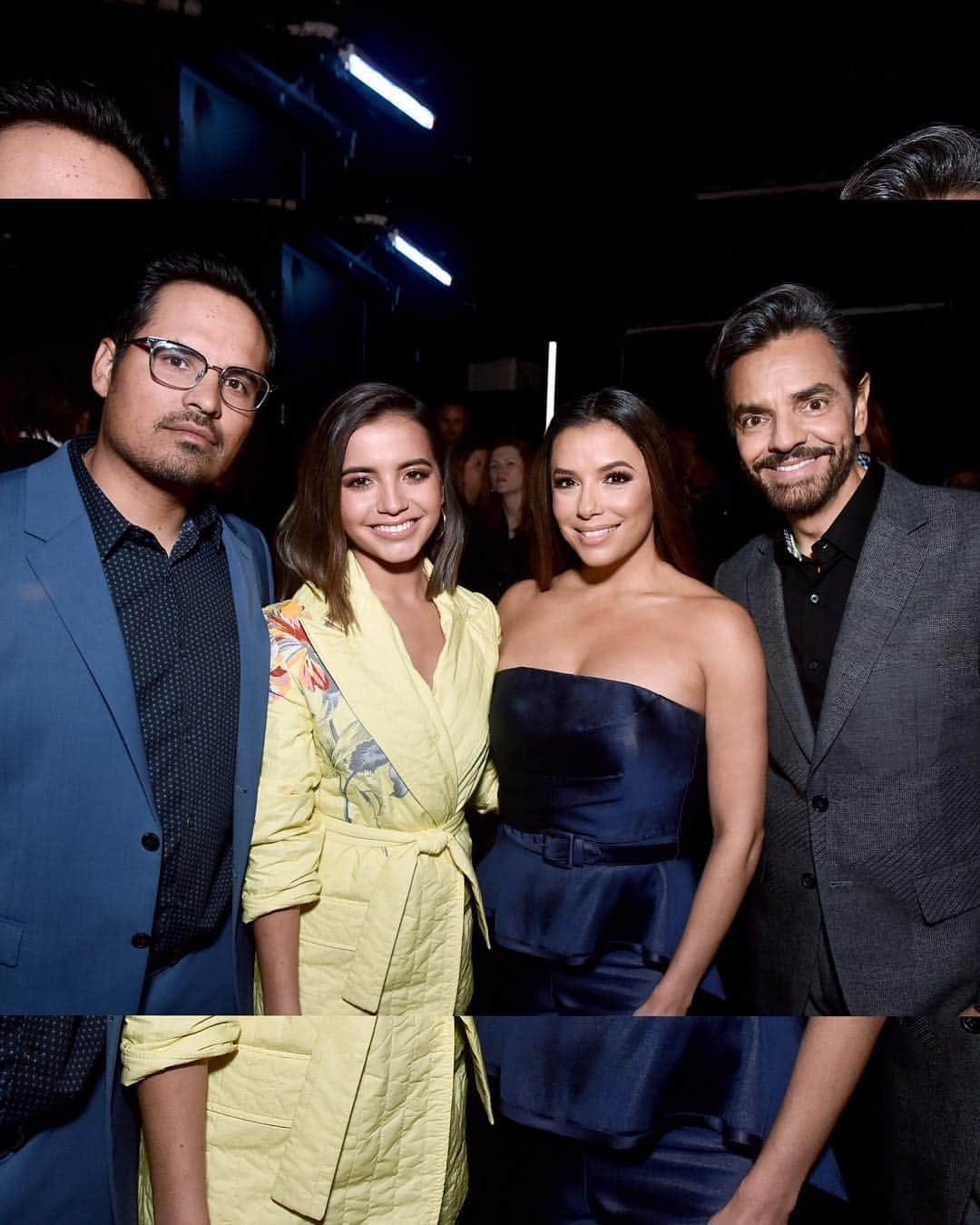 Just Jaredさんのインスタグラム写真 - (Just JaredInstagram)「“Dora” stars @isabelamoner @evalongoria @ederbez and @mvegapena step out in Las Vegas for the CinemaCon event! Isabela is wearing @etro. #IsabelaMoner #EvaLongoria #EugenioDerbez #MichaelPena Photos: Getty」4月5日 8時14分 - justjared