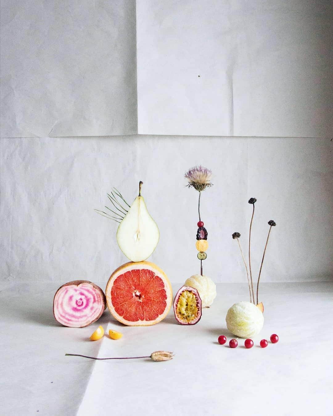 Instagramさんのインスタグラム写真 - (InstagramInstagram)「Using food to make art can be rather fruitful. 🍒🍐🍊 “My inspiration for this photo was the imagination of my two little boys,” says Norwegian artist Ingelin Norheim (@myrfivel). “I really let myself go and created something whimsical and colorful.” #WHPFoodForThought Photo by @myrfivel」4月5日 8時23分 - instagram