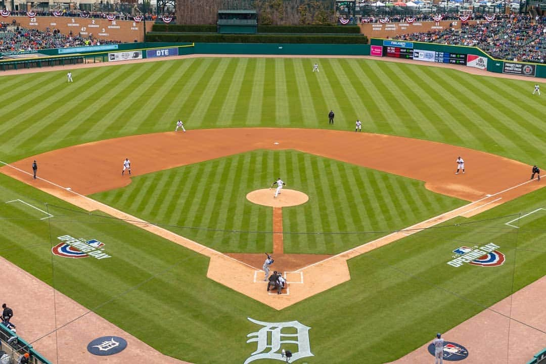 デトロイト・タイガースさんのインスタグラム写真 - (デトロイト・タイガースInstagram)「#OpeningDayDET money shots.」4月5日 8時58分 - tigers