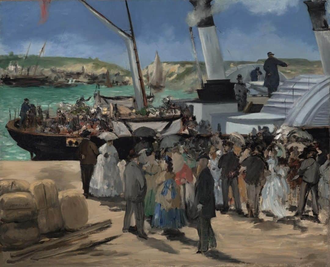 フィラデルフィア美術館さんのインスタグラム写真 - (フィラデルフィア美術館Instagram)「Be the first to peer over the shoulder of Claude #Monet, Mary #Cassatt, Vincent #vanGogh, and others during Members’ Previews of "The #ImpressionistsEye," April 12–14. Plus as a special thank you treat for being a member, enjoy 20% off at Stir and in the Café. • “The Folkestone Boat, Boulogne," c. 1868-1872, by Édouard #Manet」4月5日 9時06分 - philamuseum