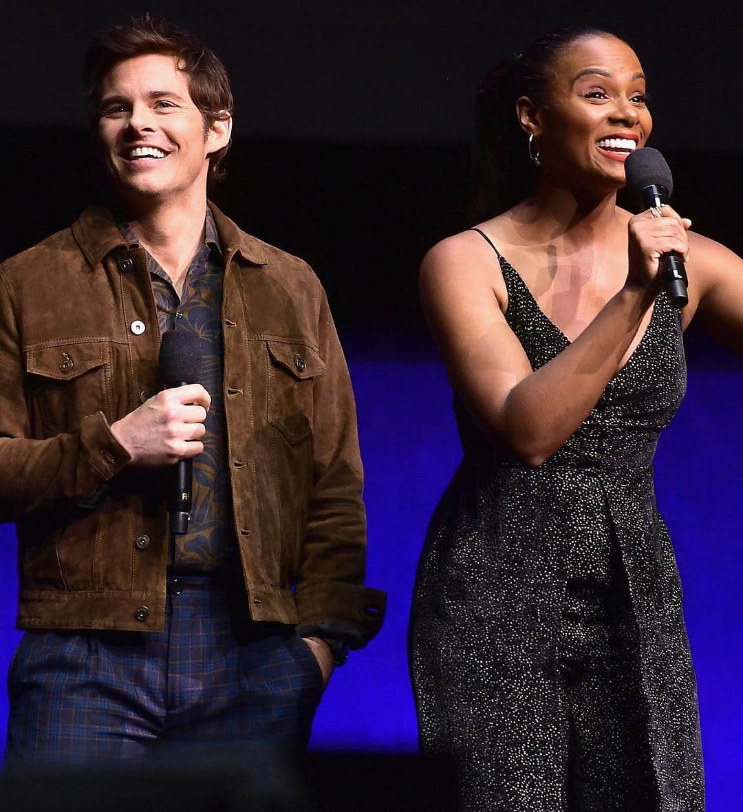 Just Jaredさんのインスタグラム写真 - (Just JaredInstagram)「@james_marsden, Ben Schwartz (@rejectedjokes), @tikasumpter, & Jim Carrey preview @sonicthehedgehog at CinemaCon! #JamesMarsden #BenSchwartz #TikaSumpter #JimCarrey #SonicTheHedgehog #CinemaCon Photos: Getty」4月5日 9時44分 - justjared