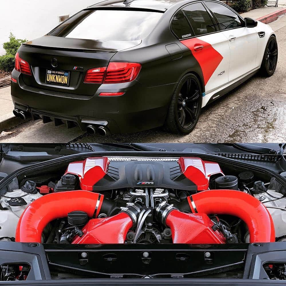 CarsWithoutLimitsさんのインスタグラム写真 - (CarsWithoutLimitsInstagram)「RATE THIS M5 🔥  @squezher Boosted By Pure 🐌 & ❄️ Cooled by #Pure X @CSF_Radiators 👨‍💻@hc.performance 📱@protuningfreaks 🌪@project_gamma ⚙️ @sspperformance  #carswithoutlimits #bmw #m5 #f10」4月5日 9時57分 - carswithoutlimits