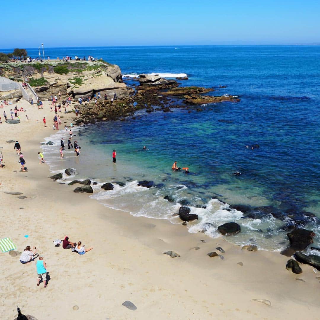 香山ひとみさんのインスタグラム写真 - (香山ひとみInstagram)「#アメリカ生活国内旅行編 San Diego  週末を利用してサンディエゴへ。 一言でいうと、大好きな街になった😭💕 . こんなに幸せが詰まった、 ワンダータウンがあるのかというくらい！ すぐそこに、綺麗なビーチ・たくさんの自然と生き物たち。 車で20分あれば大体どこでも行けちゃうコンパクトさ。 買い物もできるし、食べ物もすごく美味しい。 都会のような華やかさはないけれど、毎日を幸せに過ごす場所に、きっとこれ以上のものはいらないんだと感じる（なんか大げさ笑）、 本当にいいところでした🤤💛 . ちなみに最後の動画は、シーワールドのシャチのショー。 かなりワイルドで ショーというよりアトラクションのような悲鳴が聞こえる🤣、 ダイナミックでアメリカらしいショーでした🤣🤣🤣 . . #サンディエゴ #ラホヤコーブ #マウントソルダッド#ソルダッド山 #シーワールドサンディエゴ #オールドタウン #サンセットクリフス #サンディエゴ旅行 #lajollacove #mountsoledad #seaworldsandiego #oldtown #sunsetCliffs #SanDiego #SanDiegoTrip . #海外生活 #アメリカ生活 #子連れ旅行 #子連れ海外旅行 #カリフォルニア州  #americalife #Californiallife」4月5日 10時14分 - hitomi.k24