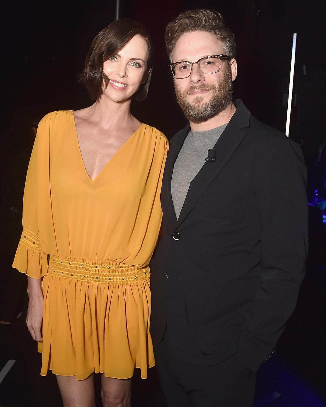 Just Jaredさんのインスタグラム写真 - (Just JaredInstagram)「@charlizeafrica & @sethrogen join @halleberry in @patbo_official at CinemaCon! #CharlizeTheron #SethRogen #HalleBerry #Patbo #CinemaCon Photos: Getty」4月5日 10時14分 - justjared