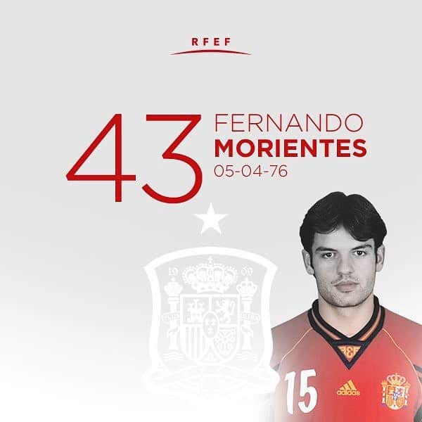 サッカー スペイン代表チームさんのインスタグラム写真 - (サッカー スペイン代表チームInstagram)「🎂 ¡¡¡FELIZ CUMPLEAÑOS, @f.morientes9!!! El delantero internacional con la @sefutbol en 47 ocasiones y autor de 27 goles cumple 43 años. 🥳 ¡¡¡MUCHAS FELICIDADES!!!」4月5日 20時41分 - sefutbol