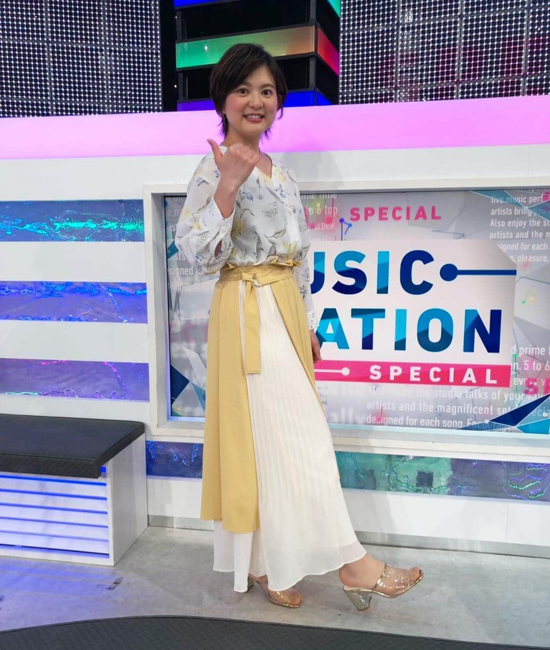 ミュージックステーションさんのインスタグラム写真 - (ミュージックステーションInstagram)「先週のMステ3時間スペシャル放送後の並木アナですⓂ️ 4月から入社2年目です🌸  次回のMステは4/19（金）よる8時からです❗️ お楽しみに😎 #Mステ」4月5日 15時01分 - ex_musicstation