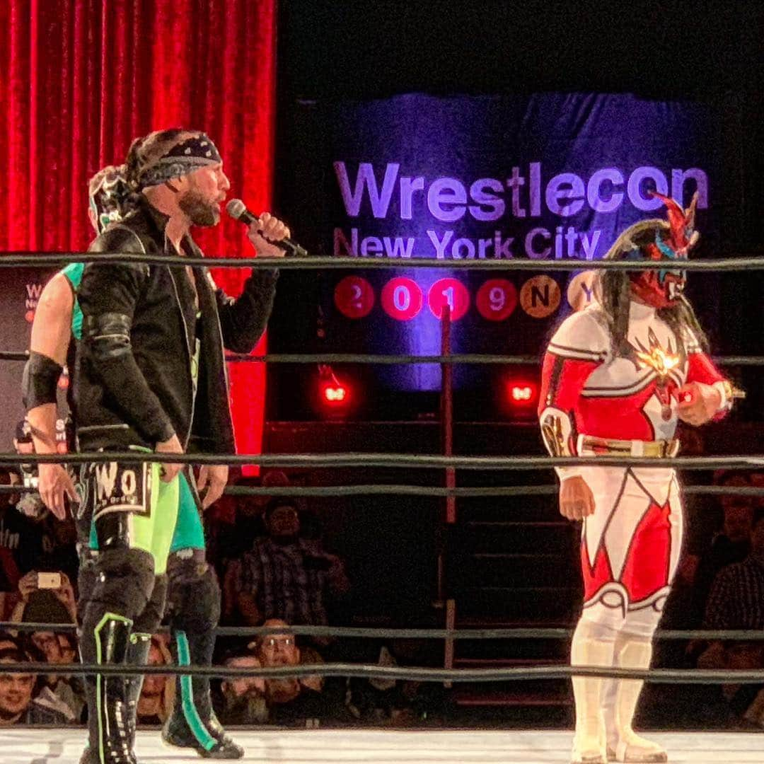 新日本プロレスさんのインスタグラム写真 - (新日本プロレスInstagram)「場内大熱狂！ 獣神サンダー・ライガーがX PAC、ハリケーンと“夢トリオ”を結成!! 【4.4『WrestleCon Supershow』結果】 @njpw1972  #njpw #WrestleConSupershow」4月5日 16時05分 - njpw1972