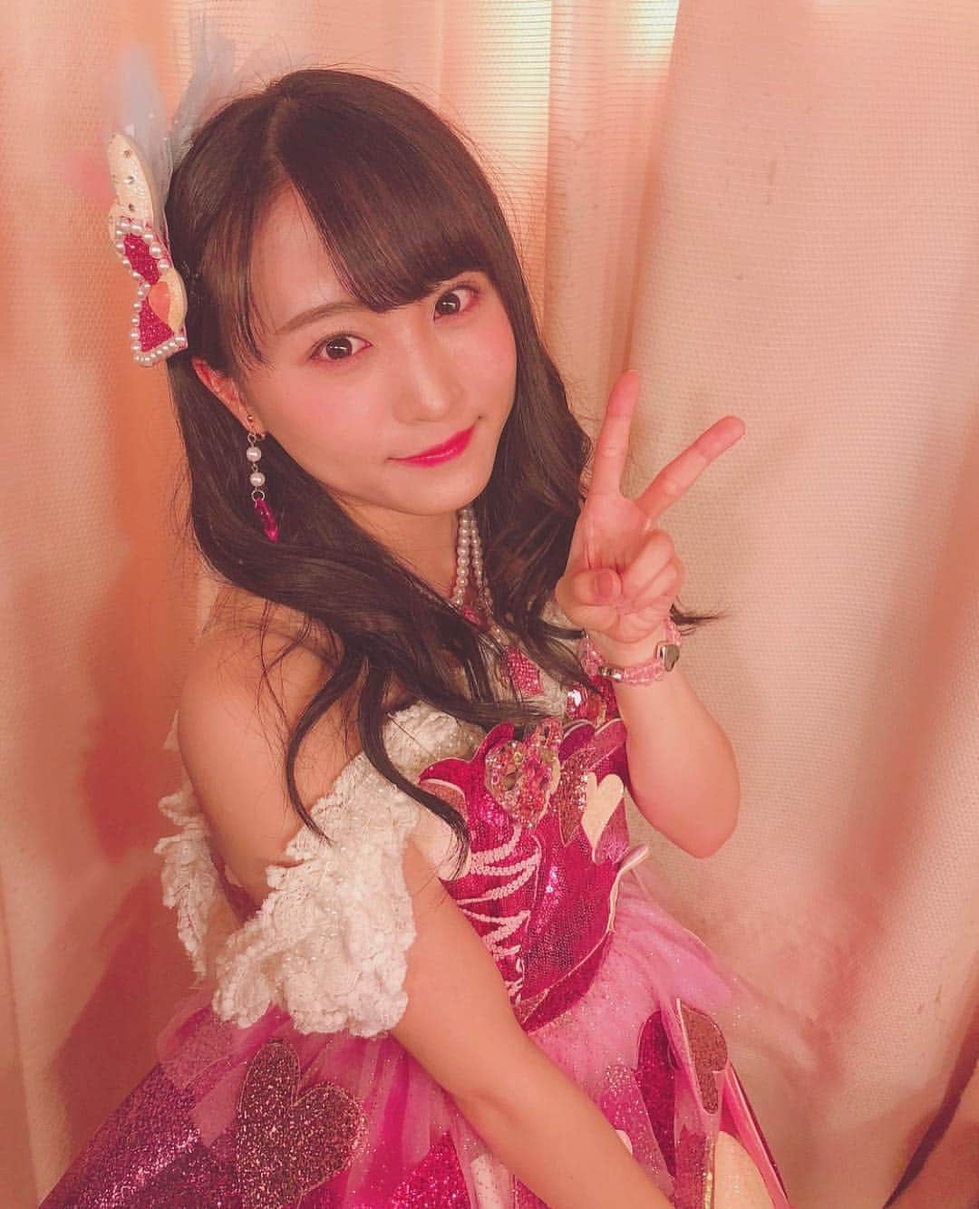 坂口渚沙さんのインスタグラム写真 - (坂口渚沙Instagram)「チーム8結成 5周年記念公演でのユニットは、 「ハート型ウィルス」を 歌ったよ〜😈💕. . #ハート型ウィルス.」4月5日 22時08分 - nagisa_sakaguchi