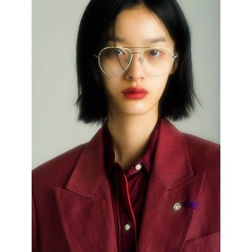 TOGAさんのインスタグラム写真 - (TOGAInstagram)「#repost from @yuichi_toyama TOGA PULLA SS2019 Chambray wool jacket featured in YUICHI TOYAMA 2019 S/S Eyewear collection. ・ Photographer #chikashisuzuki  Stylist @megumiyoshida_  Model @jiangruiqiii ・ #toga #togaarchives #togapulla #togapulla19ss #トーガ #トーガアーカイブス #トーガプルラ #yuichitoyama」4月5日 16時46分 - togaarchives
