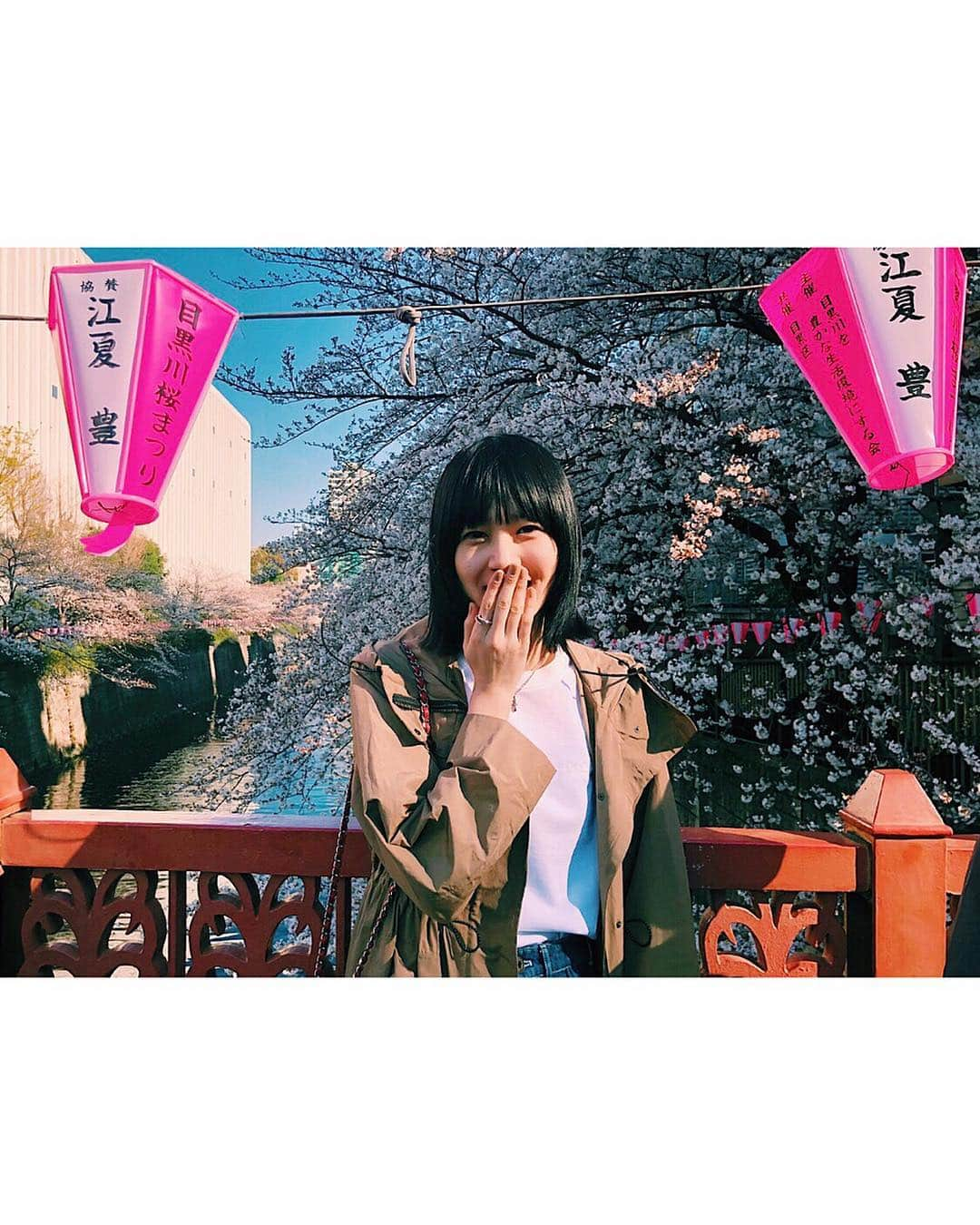 新井貴子さんのインスタグラム写真 - (新井貴子Instagram)「So happy to see SAKURA in Japan😆🌸💗🌸💗 . ずっと行ってみたかったお花見スポットで満開の桜を観られてラッキーだったー！✨桜の季節になると日本にある桜の木の多さに改めて驚かされる🌸」4月5日 18時07分 - kikoarai