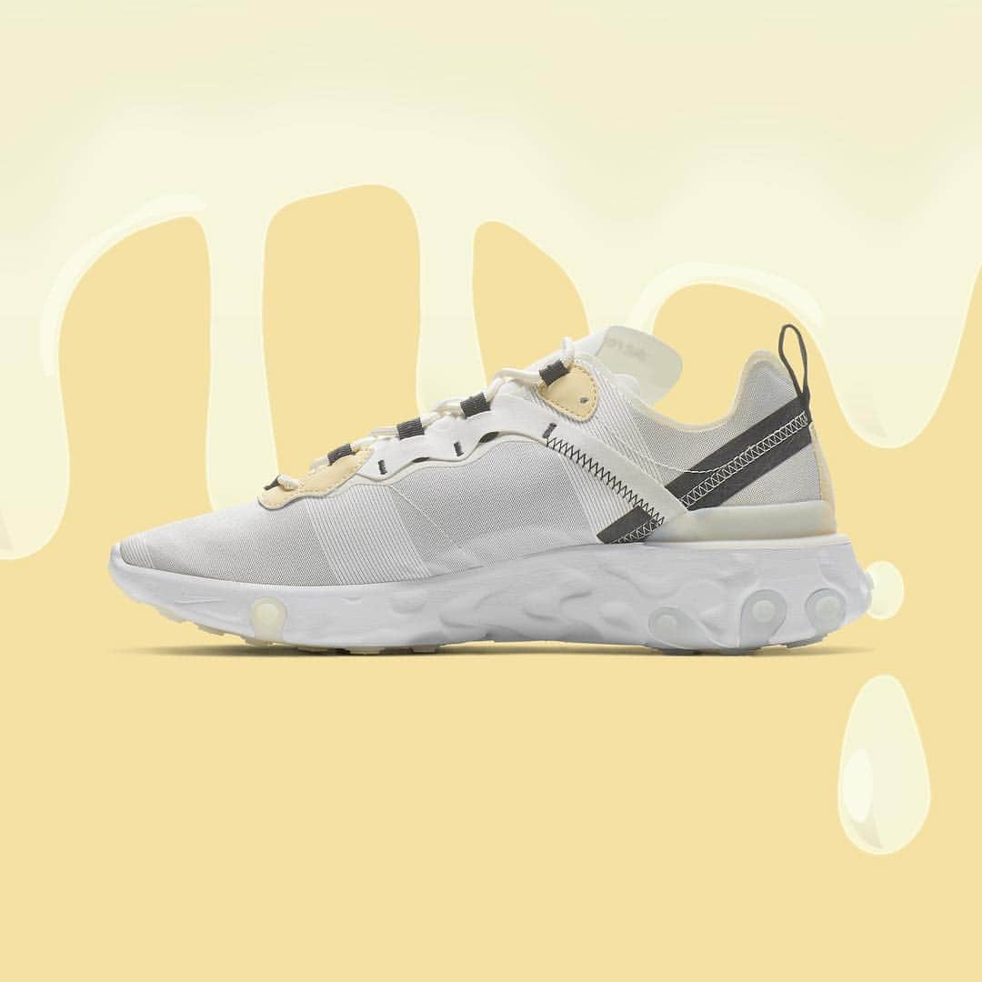 HYPEBEAST Japanさんのインスタグラム写真 - (HYPEBEAST JapanInstagram)「国内 BILLY’S 限定展開となる Nike React Element 55 の新色モデルが登場。先鋭的なデザインで昨年話題を呼んだ名作が、ニュートラルな色合いに生まれ変わってリリースアウト #billys #billysent #reactelement55vanilla」4月5日 18時30分 - hypebeastjp