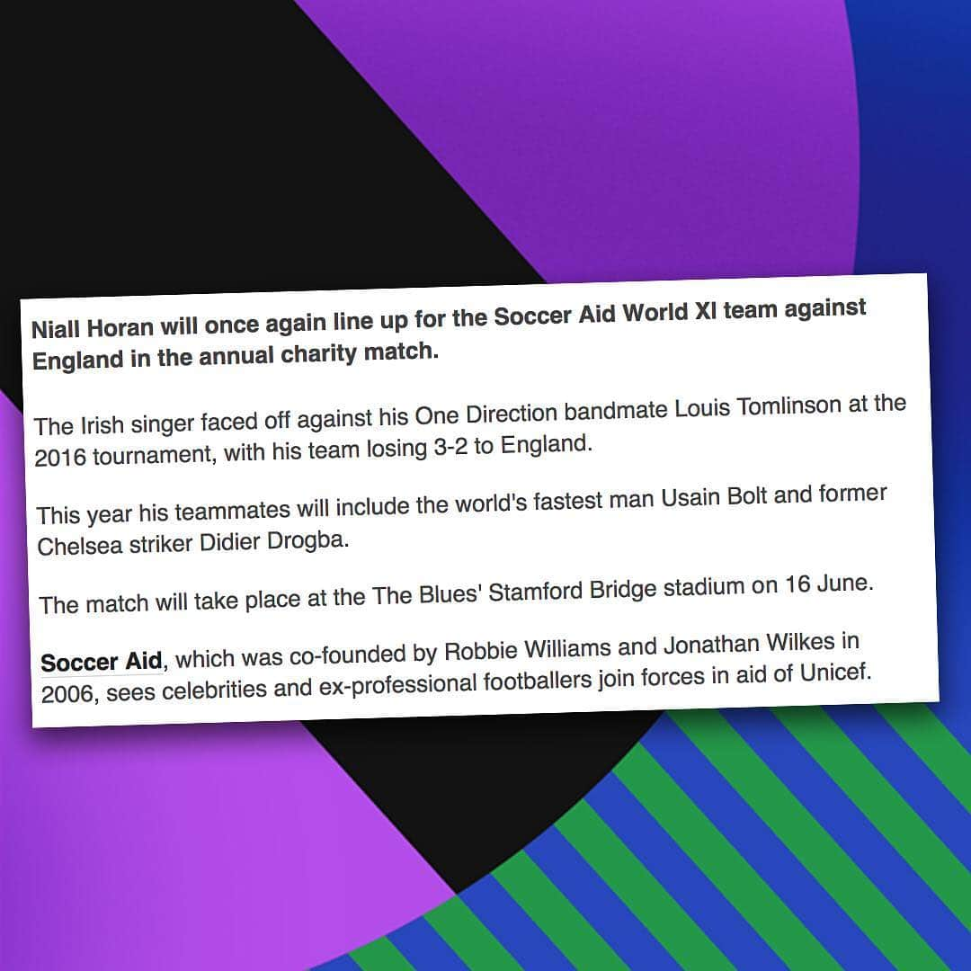 BBC Radioさんのインスタグラム写真 - (BBC RadioInstagram)「🗣“There’s only one Niall Horan.” He’ll line up again for the Soccer Aid World team this year ⚽️ The full story is on the BBC News website 👀」4月5日 19時56分 - bbcradio1