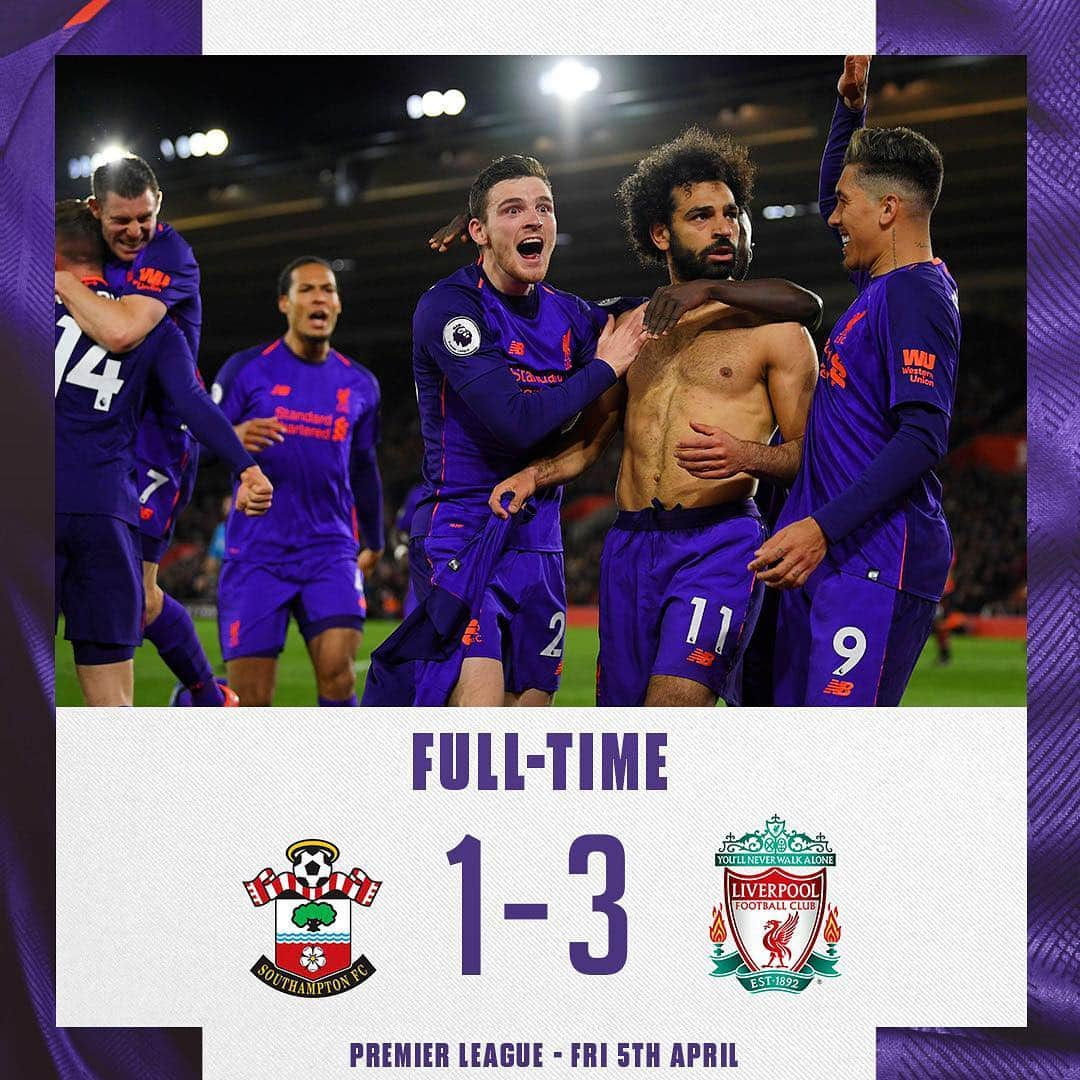 リヴァプールFCさんのインスタグラム写真 - (リヴァプールFCInstagram)「WE FIGHT TO THE END! 👊💜 #LFC #LiverpoolFC #Liverpool」4月6日 5時52分 - liverpoolfc