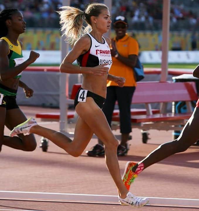 メリッサ・ビショップのインスタグラム：「#fbf working to get that air time back, and the short tan line... #panamgames2015 #gold #canada #nike #yabish」