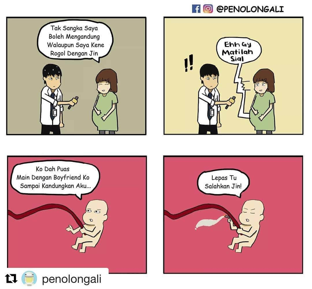 Koleksi Komik Malaysiaさんのインスタグラム写真 - (Koleksi Komik MalaysiaInstagram)「#Repost @penolongali with @get_repost ・・・ Salah  Bayangkan Jikalau Baby Mampu Berkata-Kata... #komikmalaysia#gengkomik#mudahterhibur#mohonterasa#komikpeno」4月5日 22時21分 - tokkmungg_exclusive