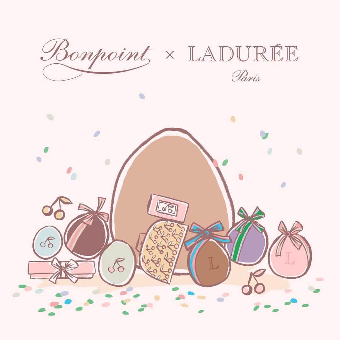 bonpointさんのインスタグラム写真 - (bonpointInstagram)「We are thrilled to introduce you a dreamy collaboration to celebrate Easter with The French Macaron Master @maisonladuree  Stay tuned, tomorrow, we will bring you from Paris to New-York to discover our festive window displays 🐣 . . . #BonpointxLadurée #Easter #Easterseason」4月5日 22時24分 - bonpoint
