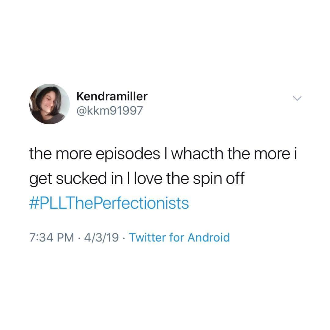 プリティ・リトル・ライアーズさんのインスタグラム写真 - (プリティ・リトル・ライアーズInstagram)「Only truths here. Have you watched the latest episode of #PLLThePerfectionists yet?! Haven’t even given the show a chance? Well, stream the first 3 episodes now on freeform.com or @Hulu.」4月5日 22時46分 - prettylittleliars