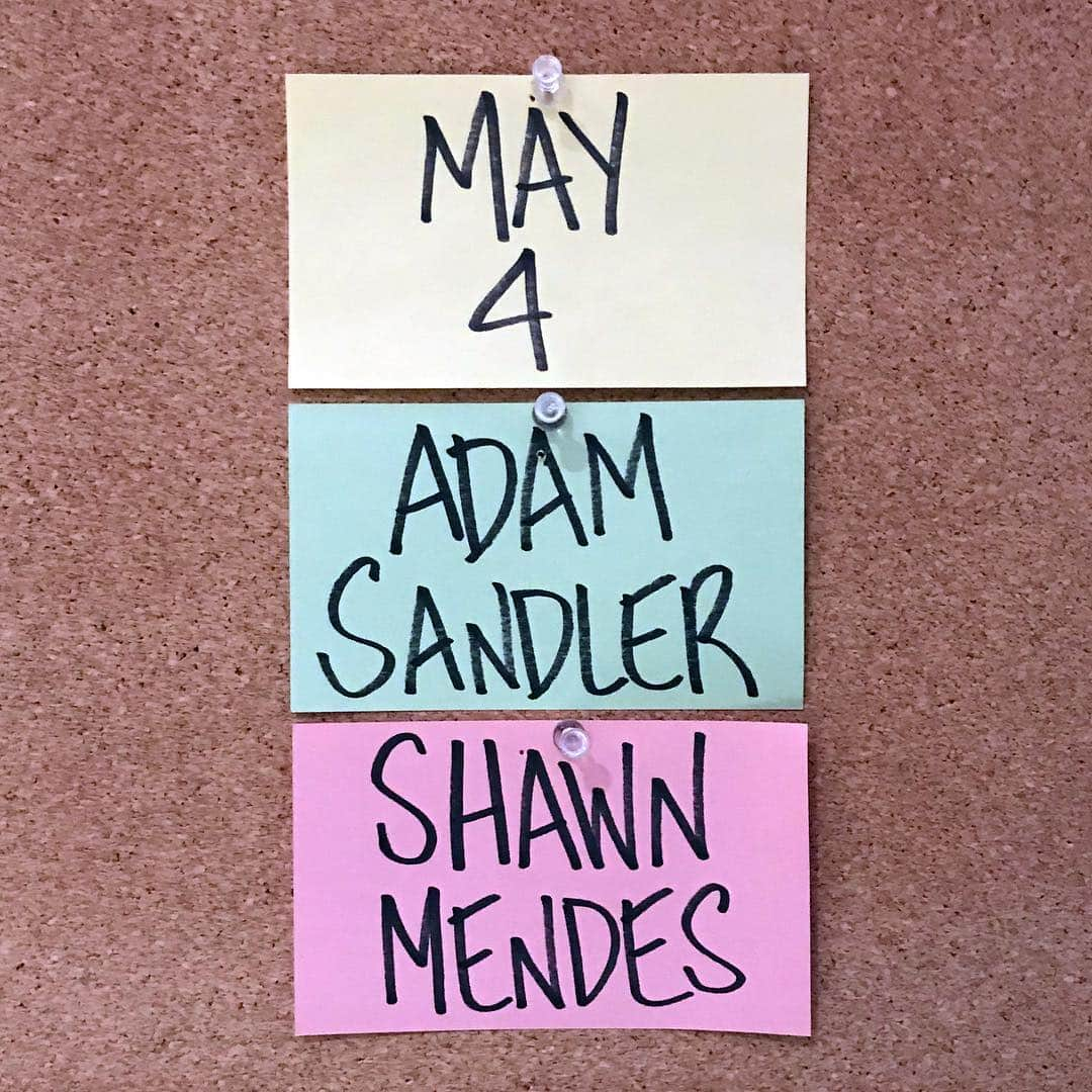 Saturday Night Liveさんのインスタグラム写真 - (Saturday Night LiveInstagram)「🤯 @adamsandler. @shawnmendes. 🤯」4月5日 23時02分 - nbcsnl