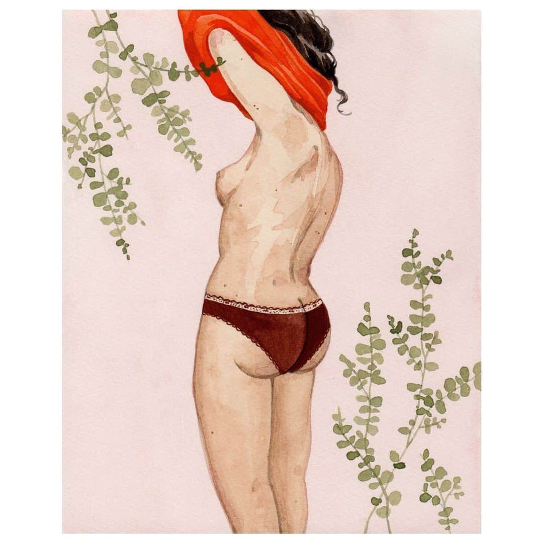 レジャビーのインスタグラム：「CAN YOU KEEP A SECRET? The natural beauty of women celebrated in these illustrations @un_loup featuring our new line soon to be revealed… —— POUVEZ-VOUS GARDER UN SECRET ? La beauté naturelle des femmes célébrée à travers notre nouvelle ligne qui sera bientôt révélée… #maisonlejaby #lingerie #newline #soon #teaser」