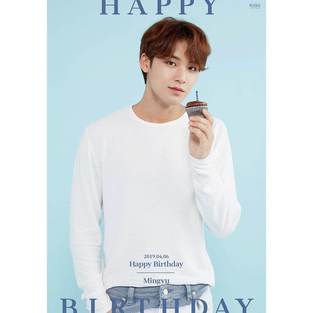 SEVENTEENさんのインスタグラム写真 - (SEVENTEENInstagram)「🐶20190406 HAPPY MINGYU'S DAY🐶  #HAPPY_MINGYU_DAY 🎂  #민규 #MINGYU #SEVENTEEN #세븐틴」4月6日 0時00分 - saythename_17