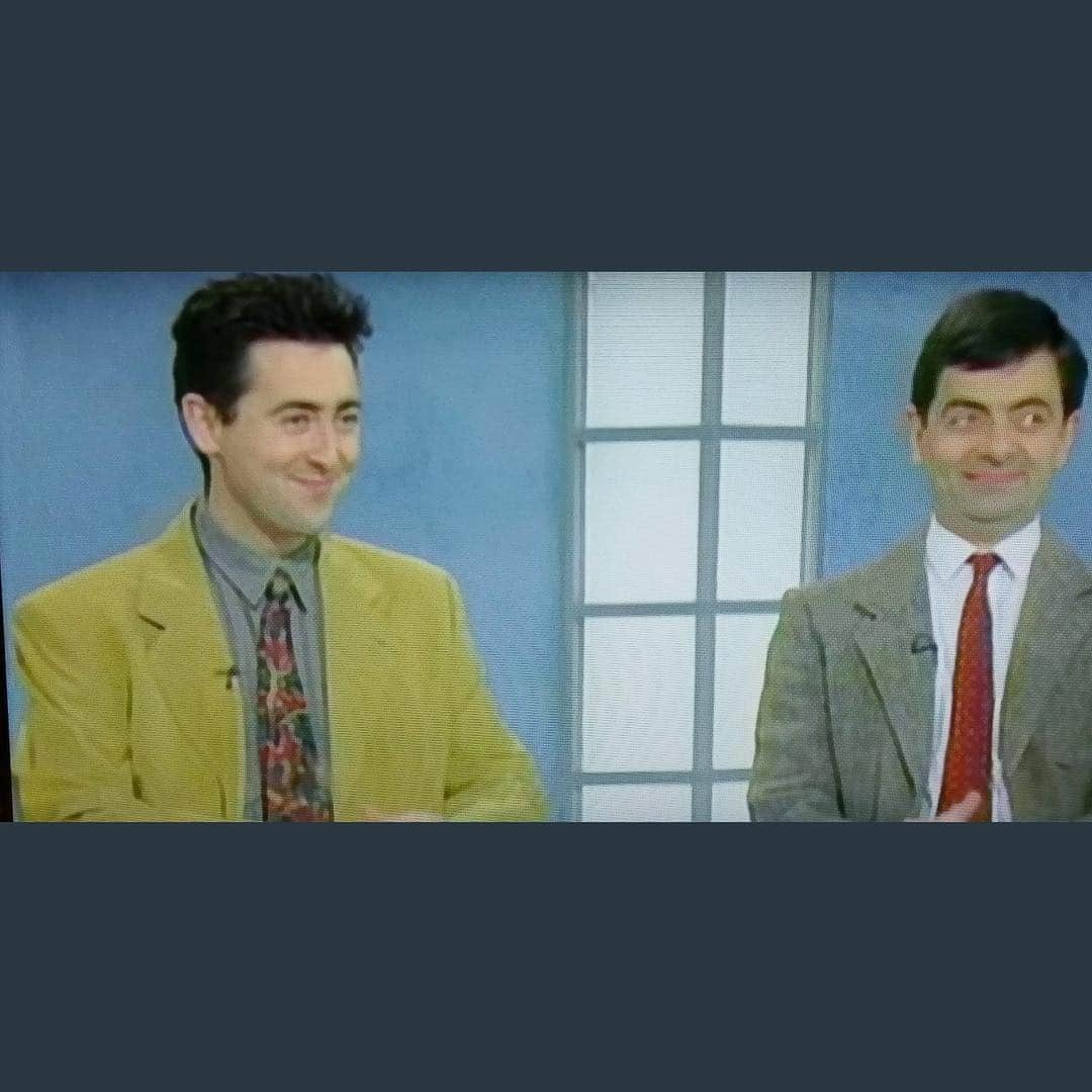 アラン・カミングさんのインスタグラム写真 - (アラン・カミングInstagram)「Me as Roddy from Edinburgh in a special Blind Date with Mr Bean for Comic Relief. London, 1993」4月6日 0時10分 - alancummingreally