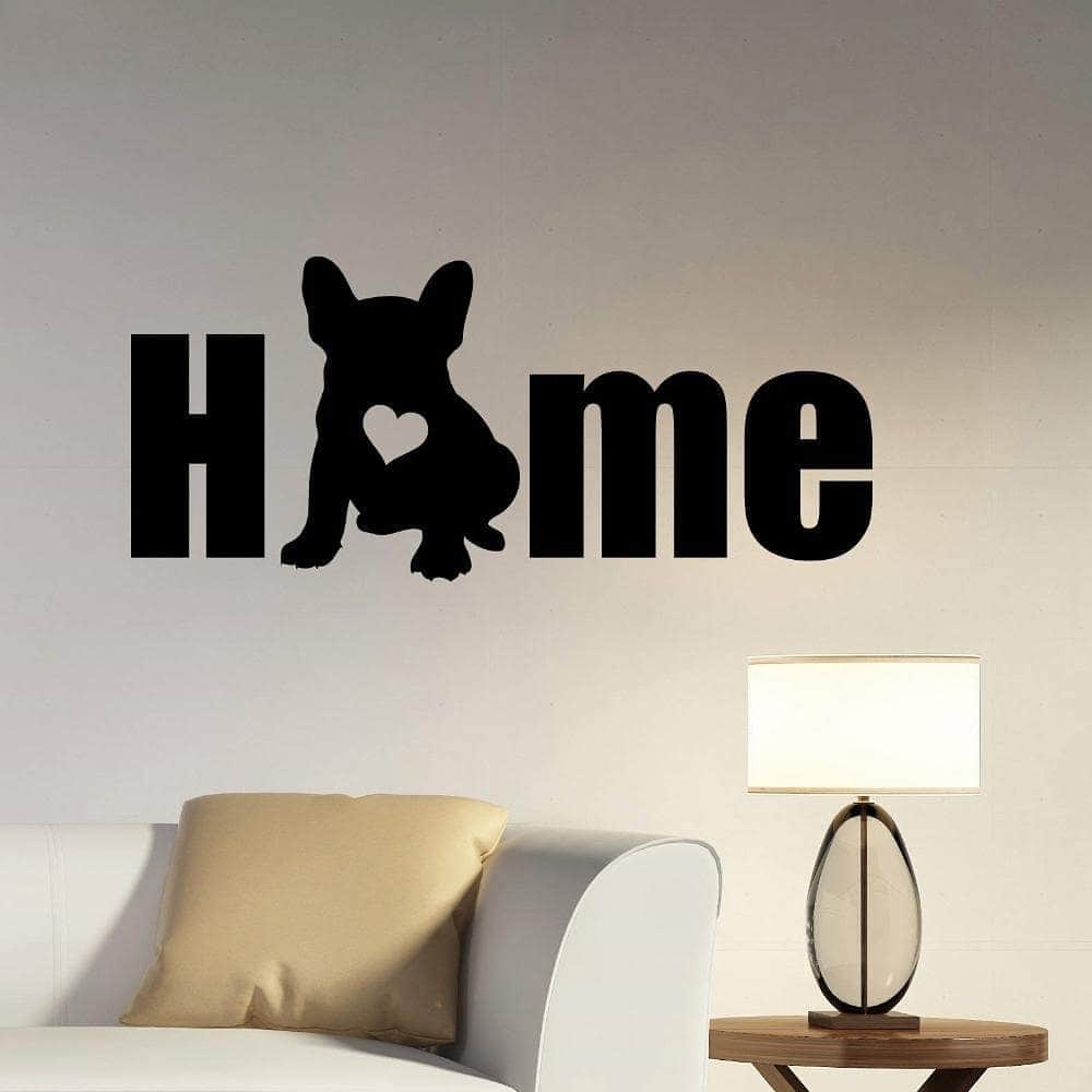 French Bulldogさんのインスタグラム写真 - (French BulldogInstagram)「Home Is Where My Frenchie Is 🏠🐶 Vinyl French Bulldog Wall Sticker ❤❤❤ .⠀ . ⠀ .⠀ .⠀ .⠀ #bulldogmoments #frenchiephotos #bulldogs #bulldogsofig#불독 #buhigram #frenchbull #ワンコ #愛犬#frenchbulldogsofinstagram #frenchbulldoglove #loveabully#bulldogfrancese #bulldogloversofinsta #frenchyfanatics#frenchiepup #franskbulldog #frenchies1 #frenchiebulldog#frenchiepuppy #frenchbulldoglife」4月6日 0時30分 - frenchie.world