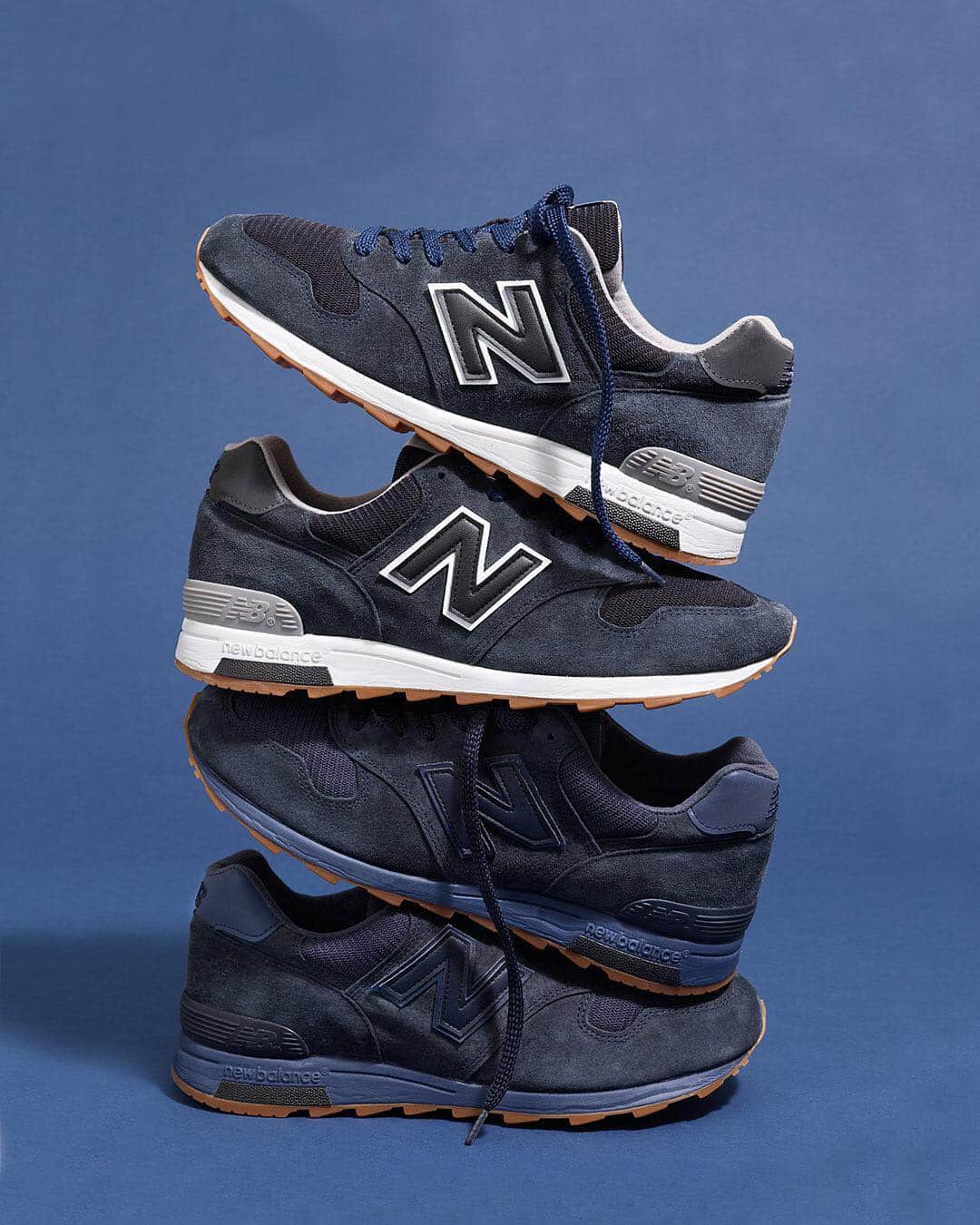 Nice Kicksさんのインスタグラム写真 - (Nice KicksInstagram)「Midnight is here. J.Crew's latest collaboration with New Balance sees a dark navy take on the 1400. This premium offering is now available via J.Crew's webstore.」4月6日 1時06分 - nicekicks
