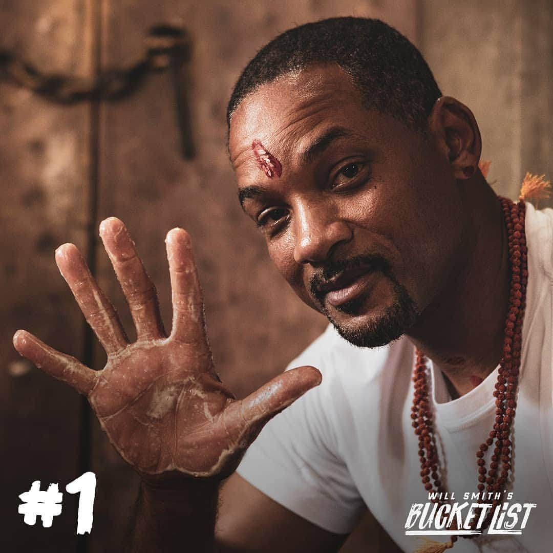 ウィル・スミスのインスタグラム：「He's been all over the world. Now @WillSmith is wrapping his Bucket List with a BIG Bollywood dance number! Catch the FINALE of #WillSmithsBucketList, only on @FacebookWatch.」