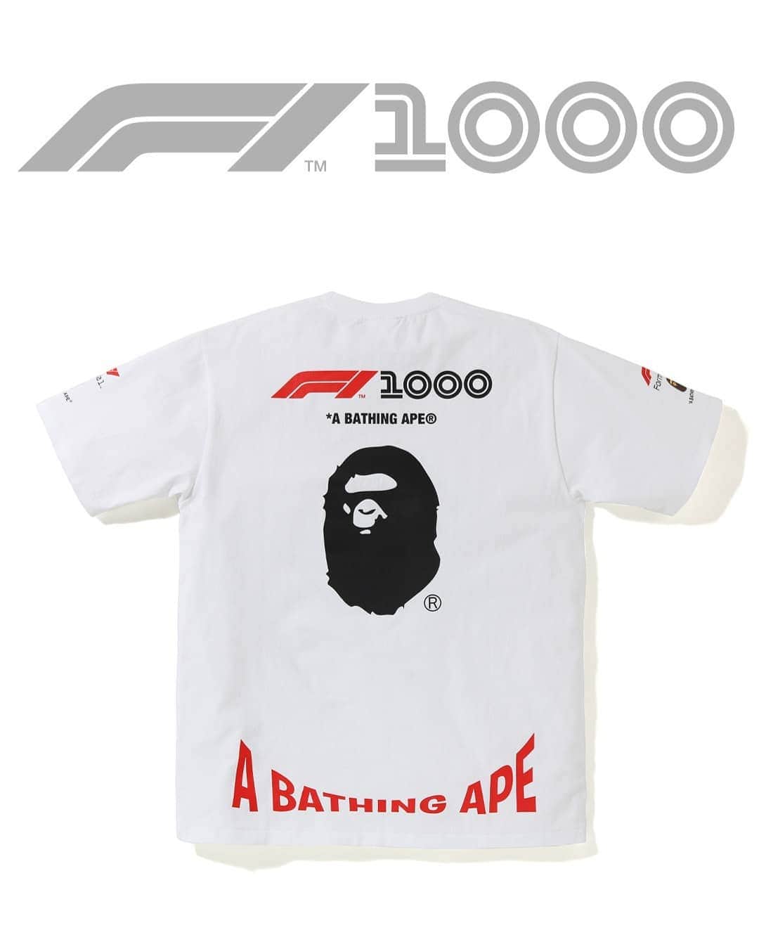 F1さんのインスタグラム写真 - (F1Instagram)「F1 x BAPE . WIN our limited edition F1 x BAPE  1000th GP collection - link in bio to enter ⏭️⏭️⏭️ . @bape_japan #bapef1」4月6日 2時14分 - f1