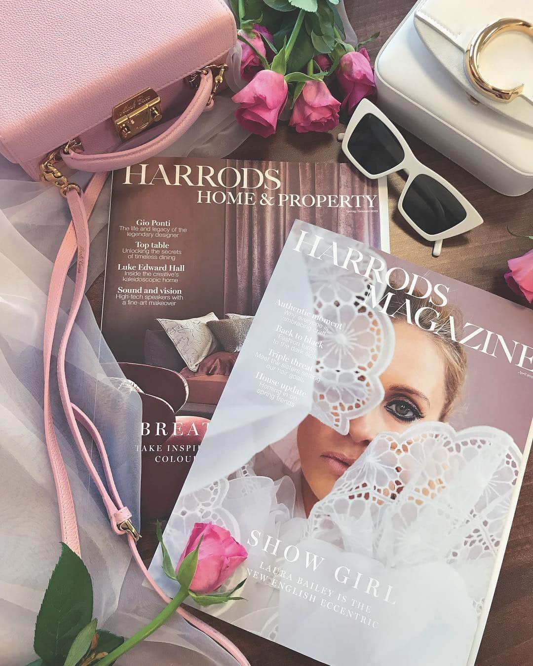 Harrodsさんのインスタグラム写真 - (HarrodsInstagram)「APRIL ISSUE | In a world where ‘authenticity’ is the buzzword of the moment, we’re discovering why everyone is embracing craft. We talk to stylish English eccentric @laurabaileylondon about taking risks, and meet beauty trendsetters, @thetripletsss. There’s plenty of home inspiration too as we explore this spring’s biggest trends, examine the legacy of Gio Ponti, and go inside the home of Luke Edward Hall. Don't yet receive it through your door? Join us in Stories to discover more and download the #Harrods App. #HarrodsFashion #HarrodsBeauty  Photographer: @nadiaryder」4月6日 2時38分 - harrods