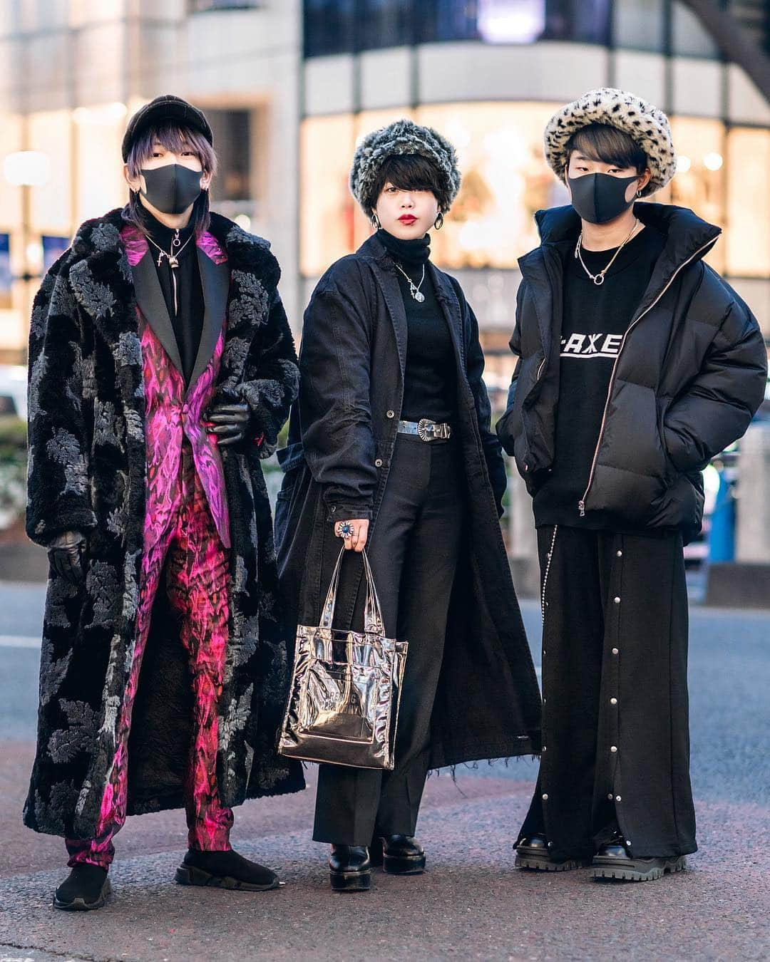 Harajuku Japanさんのインスタグラム写真 - (Harajuku JapanInstagram)「Japanese students Ryuta (@specter_ktp), Yoko (@levre_rouge_) and Yuki (@039_rs) on the street in Harajuku wearing a mix of resale and new fashion with items from Balenciaga, Opening Ceremony, Murua, Julius 7, Maison Margiela, Gosha Rubchinskiy, Alexander Wang, and Eytys.」4月6日 2時46分 - tokyofashion