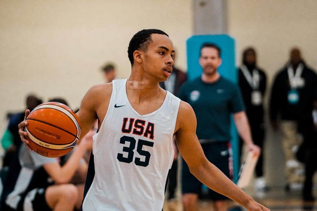 USA Basketballさんのインスタグラム写真 - (USA BasketballInstagram)「Next Generation. The USA Men’s Jr. National Team is putting in the work at @NCAA #FinalFour」4月6日 5時42分 - usabasketball