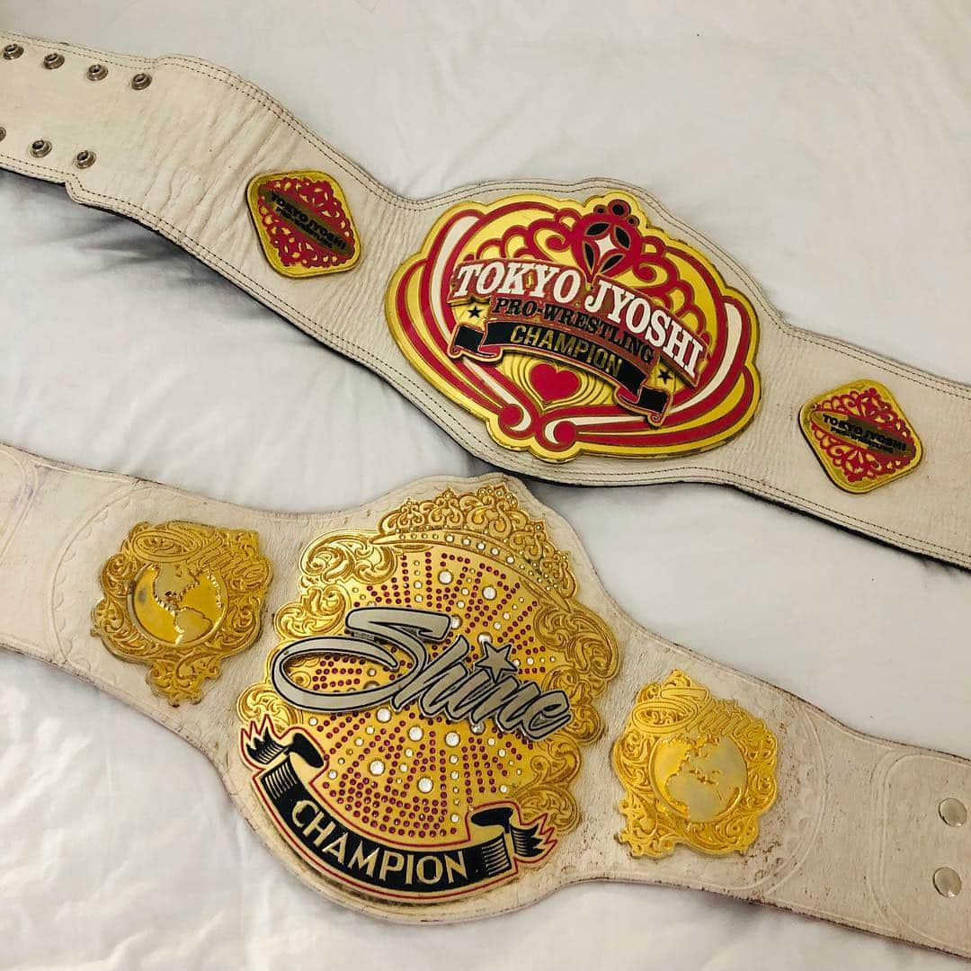 山下実優さんのインスタグラム写真 - (山下実優Instagram)「@wwnshine @sienna  I am the champion.  #tjpw」4月6日 15時27分 - miyu.yamashita