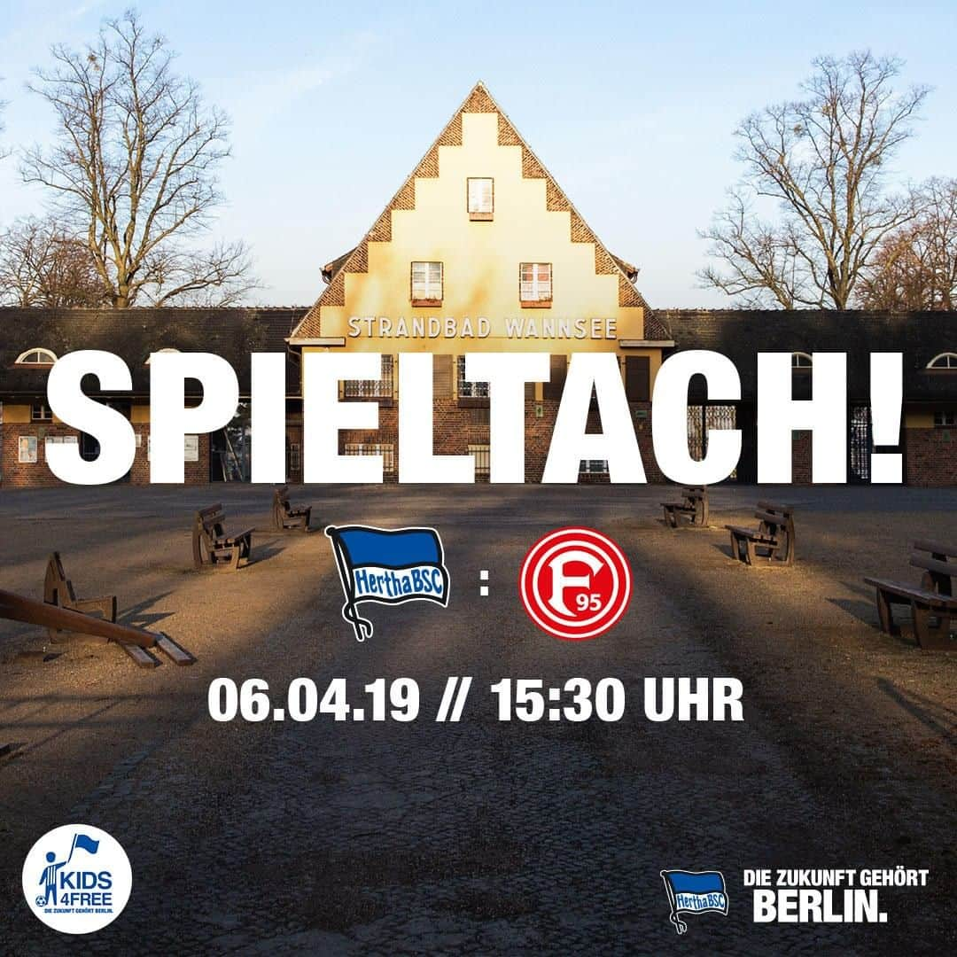 ヘルタ・ベルリンさんのインスタグラム写真 - (ヘルタ・ベルリンInstagram)「SPIELTACH, Herthaner! 💙 Also nichts wie rein ins Hertha-Trikot und ab ins Stadion!  #bundesliga #matchday #spieltag #heimspiel #olympiastadionberlin #steglitz #zehlendorf #berlin #bscf95 #hahohe #herthabsc」4月6日 16時01分 - herthabsc