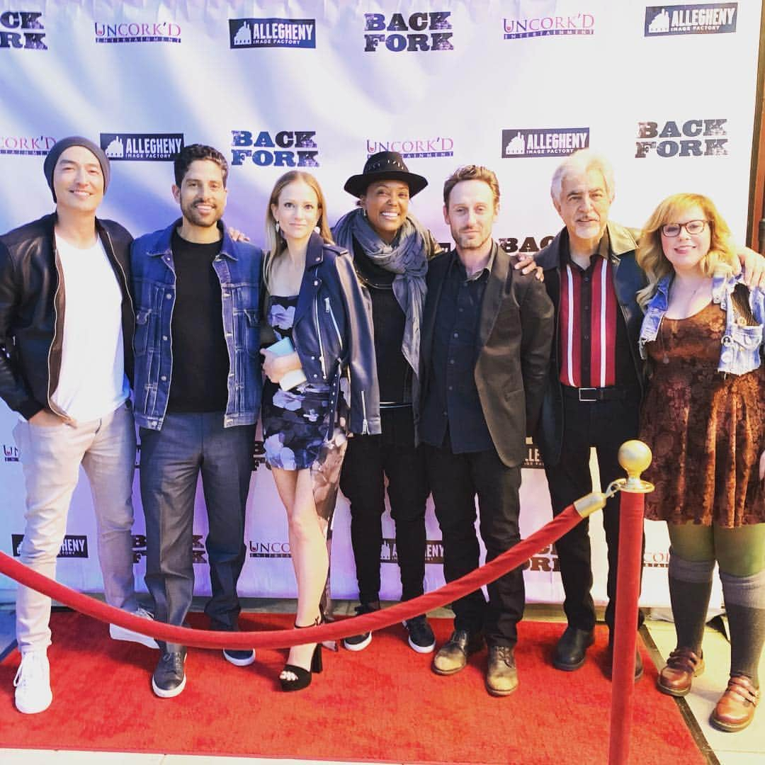 アイシャ・タイラーさんのインスタグラム写真 - (アイシャ・タイラーInstagram)「Almost all of our @crimmindscbs fam got to come out for the @backforkfilm premiere this week (@gublergram is on tour for his amazing new book #rumplebuttercup and @pagetpagetgram had a VERY early call the next day and all the lines in the world to memorize). It’s out in sélect theaters today and on VOD everywhere April 9. So impressed by @j0shstewart’s surehanded writing and directing and our own @ajcook’s powerful and nuanced acting. Go see this important independent film about the #opiate crisis deeply affecting so many American families today.」4月6日 8時03分 - aishatyler