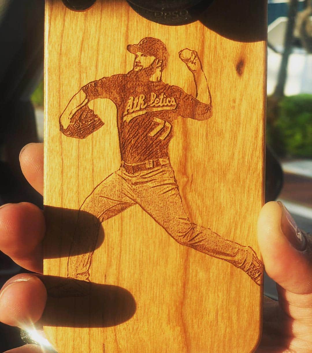 のインスタグラム：「Do you remember who was the number 77 back in 2012 @athletics ??」
