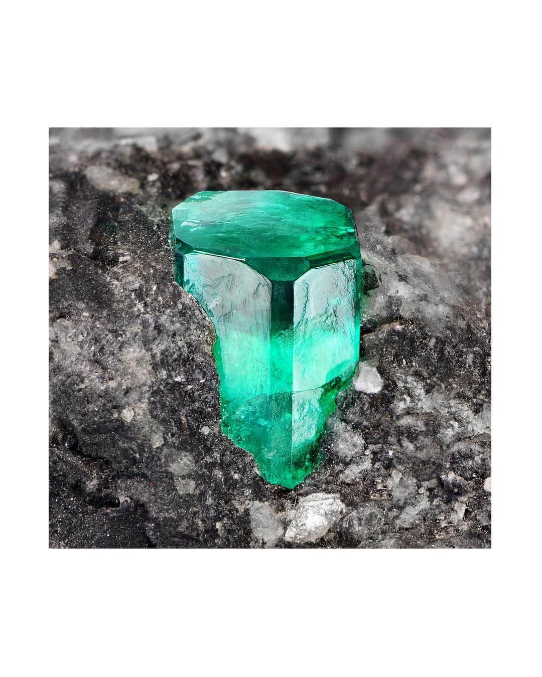 デビッドヤーマンのインスタグラム：「Colombian beauty 🇨🇴 • We source the world’s finest emeralds from the legendary Muzo mine in the Andes mountains. Distinguished by their almost perfect hexagonal shape, these geologic miracles are treasured for their superior quality and intensely green hue. • #DavidYurman #emerald」