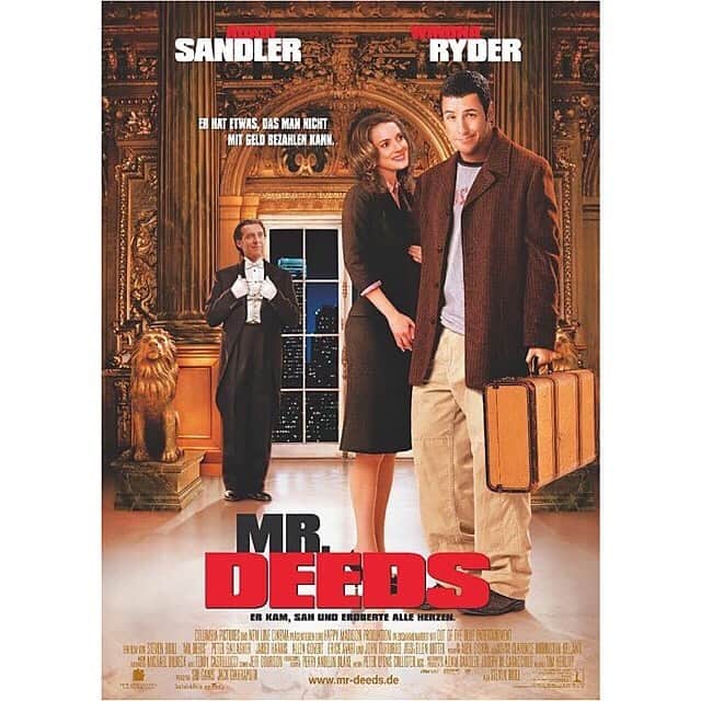 takuma watanabeさんのインスタグラム写真 - (takuma watanabeInstagram)「#MrDeeds #AdamSandler #WinonaRyder #🍕 #🍔 #🥤 #🍻 #🎾 #🏀 #🌹 #🚁 #🏢 #💰」4月6日 8時43分 - takumagram