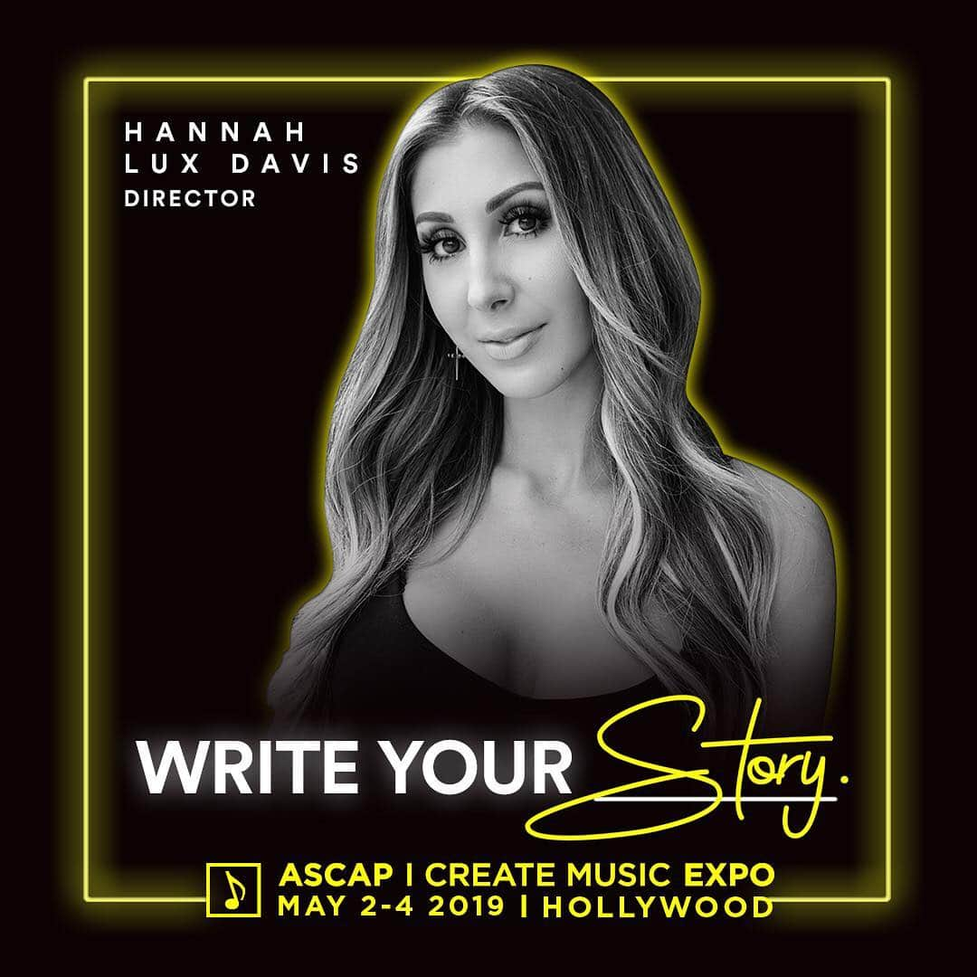 ASCAPさんのインスタグラム写真 - (ASCAPInstagram)「Music Video Director @hannahluxdavis will be moderating the #ArianaGrande’s Songwriting Dream Team panel happening at #ASCAPEXPO. She directed Ari’s record breaking videos for #ThankUNext, #7Rings and #breakupwithyourgirlfriendimbored. Get your passes to EXPO at the link in our bio (ascap.com/expo)」4月6日 8時51分 - ascap