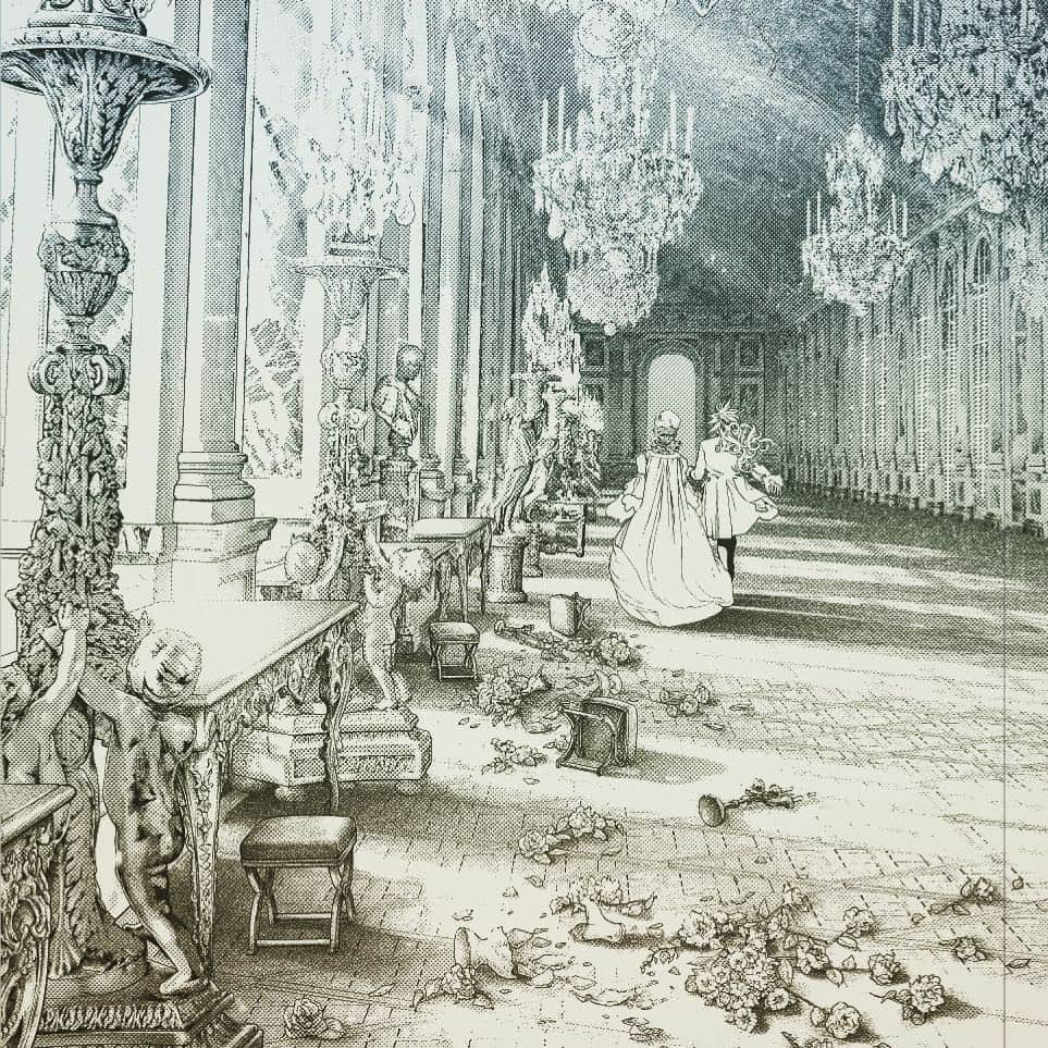 坂本眞一さんのインスタグラム写真 - (坂本眞一Instagram)「作画3日目。 『最終章 バラベルサイユ』 Last chapter  Bal a Versailles  #グランドジャンプ#ヤングジャンプ#坂本眞一#イノサン#イノサンルージュ#shinichisakamoto#HenriSanson#LouisXV#LouisXVI#ChâteaudeVersailles##HansAxelvonFersen#LouisAuguste#JeannedeValoisSaintRémy#CharlesJeanBaptisteSanson#ComtessedelaMotteValois#TennisCourtOath#Robespierre#TourduTemple#LouisXVII#NapoléonBonaparte#CharlotteCorday #ThéroignedeMéricourt」4月6日 9時58分 - 14mountain