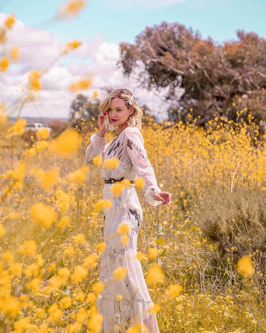 のインスタグラム：「My secret to taking beautiful wild flower photos? Freeway off-ramps. Happy Friday, now go do something you’re not supposed to.」