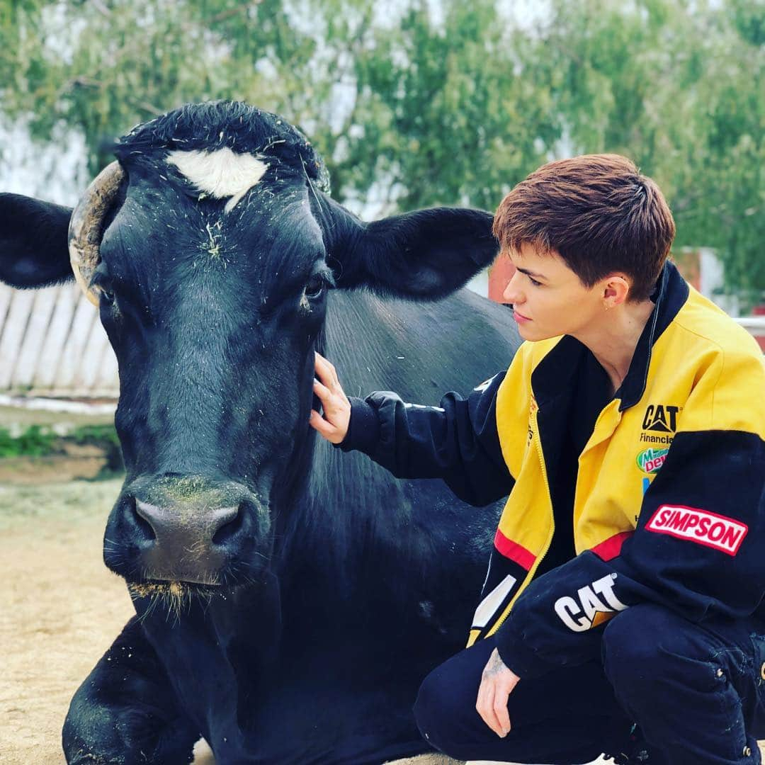 ルビー・ローズさんのインスタグラム写真 - (ルビー・ローズInstagram)「I had the best time at the Gentle Barn, check out the incredible work they do. So amazing to catch up with @lavegan ❤️」4月6日 10時56分 - rubyrose