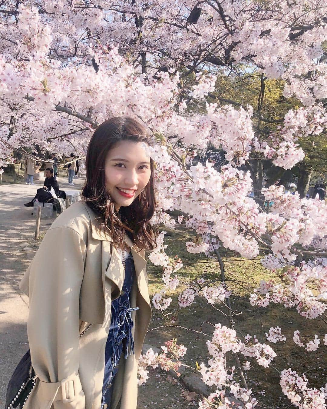 足立沙織さんのインスタグラム写真 - (足立沙織Instagram)「🌸 * * * * *  #お花見 #舞鶴公園 #桜 #さくら #花見 #🌸 #お花見 #舞鶴公園 #おはなみ #桜 #花見 #🌸 #福岡」4月6日 11時08分 - sao_ri_17