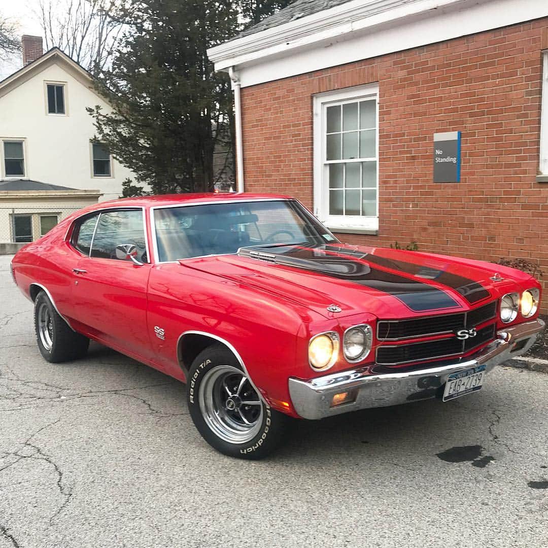 ファンクマスター・フレックスのインスタグラム：「My #70chevelle #ss502 #ss396 !!!!! Lou/Valanca built this for me! @groundupss396 !!!! My Muscle car game mean!」