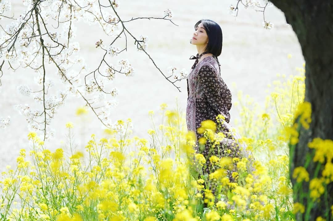 川田希さんのインスタグラム写真 - (川田希Instagram)「今年は桜をゆっくり楽しめますね。 . . . #桜 #sakura #さくら #cherryblossom #japan #portrait」4月6日 11時39分 - nozomikawata