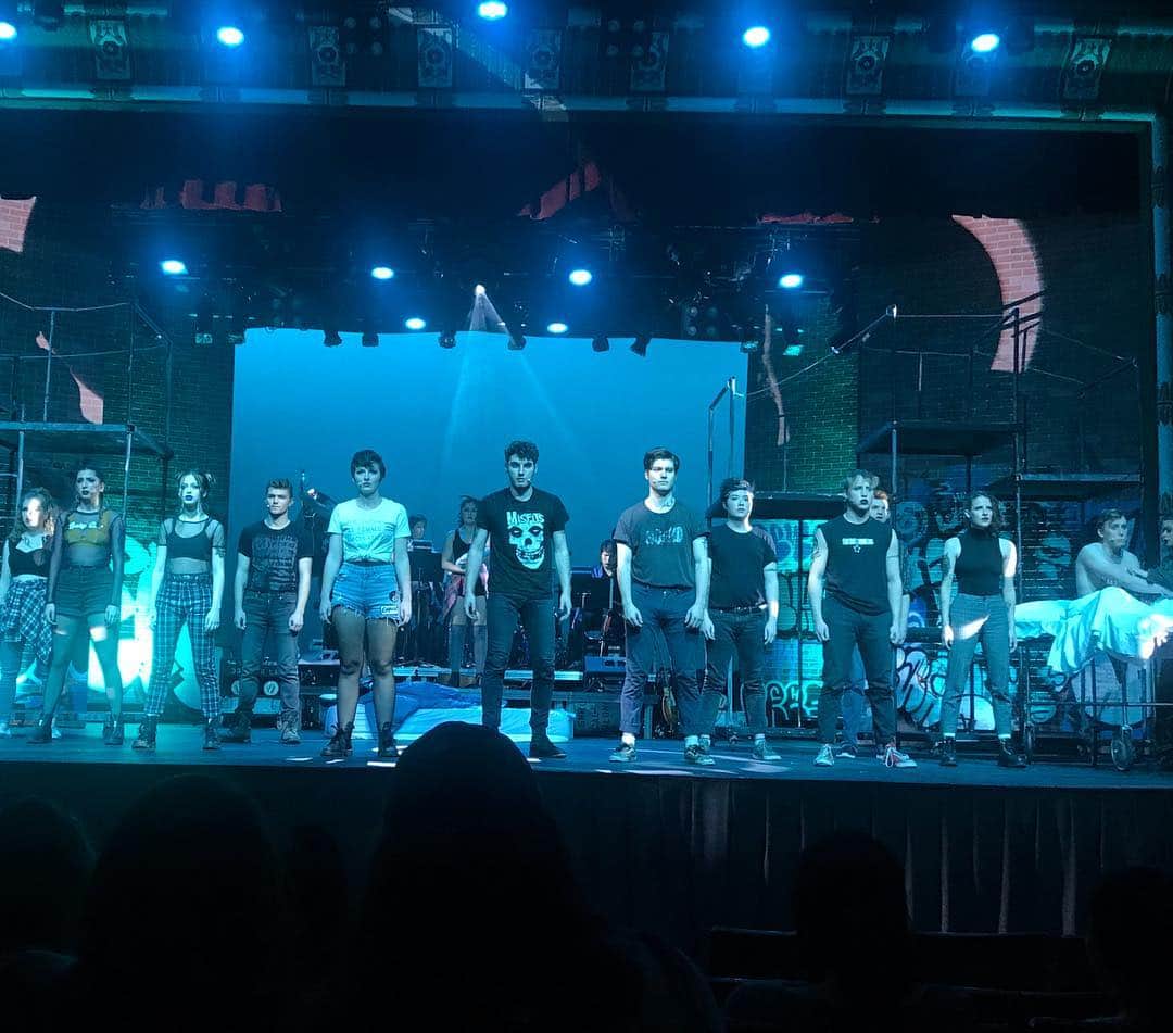 トレ・クールのインスタグラム：「American Idiot at Chapman University tonight was really good. One more performance left so... Go see it tomorrow!」