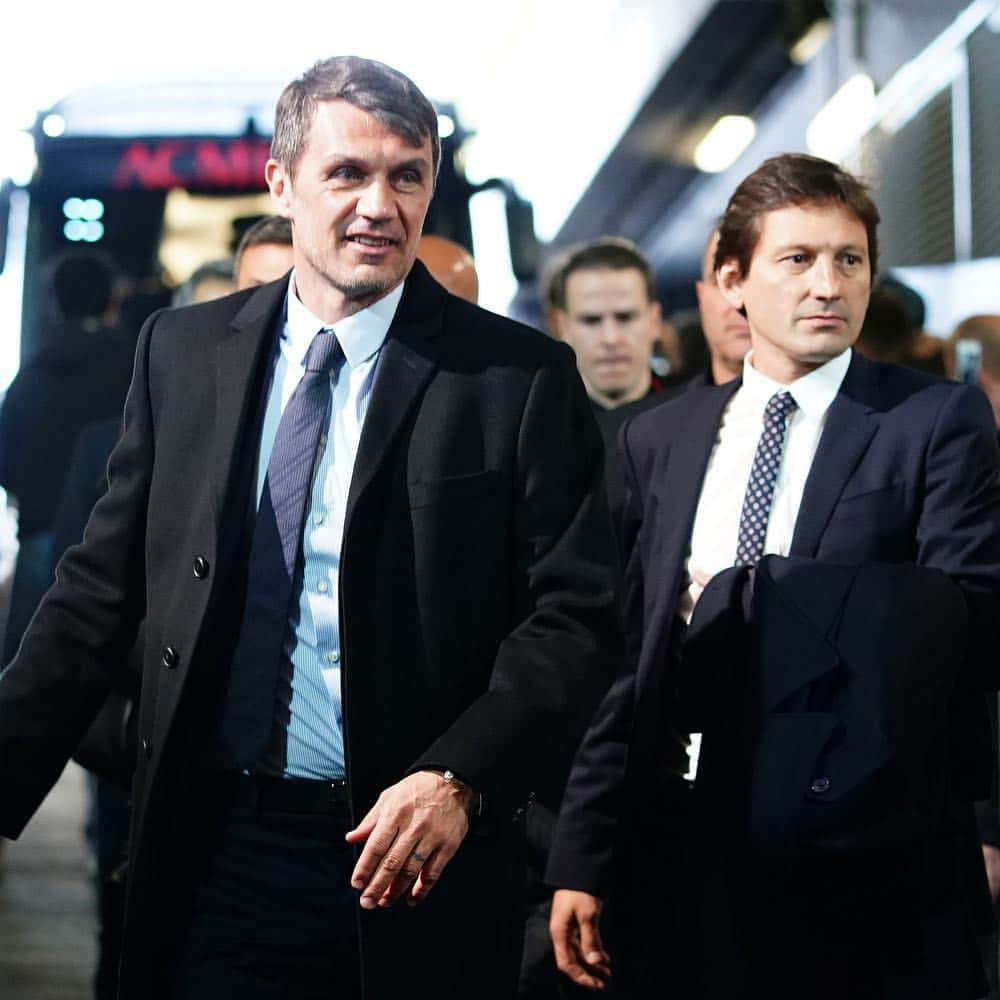 ACミランさんのインスタグラム写真 - (ACミランInstagram)「Rossoneri management at the Allianz Stadium 🔴⚫️ L’arrivo di Maldini e Leonardo allo stadio  #JuveMilan #ForzaMilan」4月7日 0時37分 - acmilan